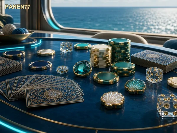 Tampilan Virtual Casino panen77 dengan nuansa digital modern dan tata letak yang rapi